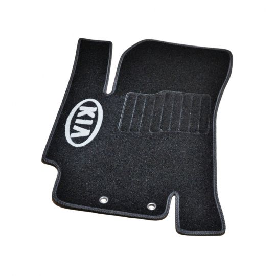 AVTM Коврики в салон текстильные Kia Rio II '05-11 Черные (Комплект 5шт.)