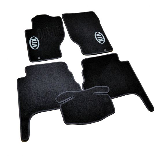 AVTM Коврики в салон текстильные Kia Sorento I '02-09 Черные (Комплект 5шт.) AVTM Коврики в салон текстильные Kia Sorento I '02-09 Черные (Комплект 5шт.)