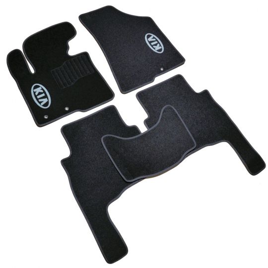 AVTM Коврики в салон текстильные Kia Sorento II '09-12 Черные (Комплект 5шт.)