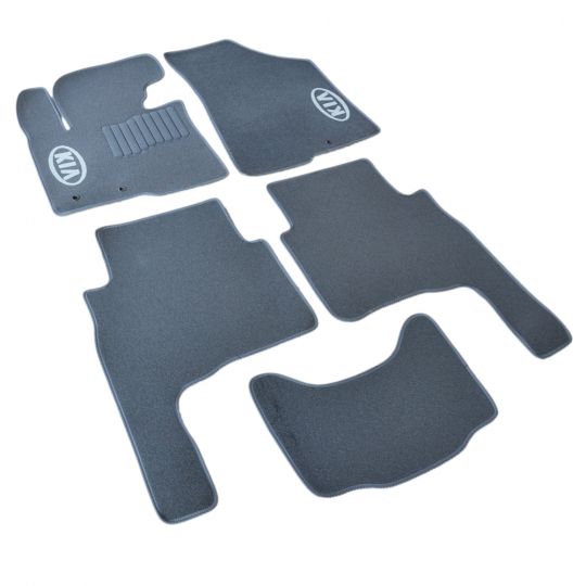 AVTM Коврики в салон текстильные Kia Sorento II '09-12 Серые (Комплект 5шт.) AVTM Коврики в салон текстильные Kia Sorento II '09-12 Серые (Комплект 5шт.)