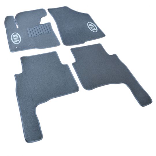 AVTM Коврики в салон текстильные Kia Sorento II '09-12 Серые (Комплект 5шт.) AVTM Коврики в салон текстильные Kia Sorento II '09-12 Серые (Комплект 5шт.)