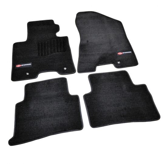 AVTM Коврики в салон текстильные Kia Sportage (QL) '15- Черные Premium (Комплект 5шт.)