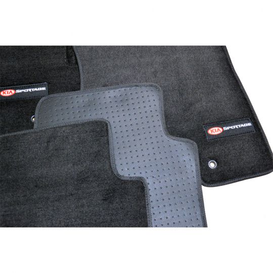 AVTM Коврики в салон текстильные Kia Sportage (QL) '15- Черные Premium (Комплект 5шт.)