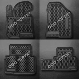 SRTK Коврики в салон глубокие KIA Sportage (SL) '10- (Комплект 4шт.)