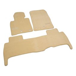 AVTM Коврики в салон текстильные Lexus LX 570 '12- Бежевые Premium (Комплект 3шт.)