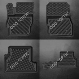 SRTK Коврики в салон глубокие Mazda 3 (BK) I '03-09 (Комплект 4шт.)