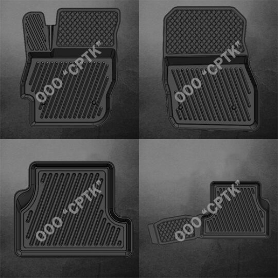 SRTK Коврики в салон глубокие Mazda 3 (BK) I '03-09 (Комплект 4шт.)