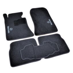 AVTM Коврики в салон текстильные Mercedes-Benz E-Class W124 '84-97 Черные (Комплект 5шт.)