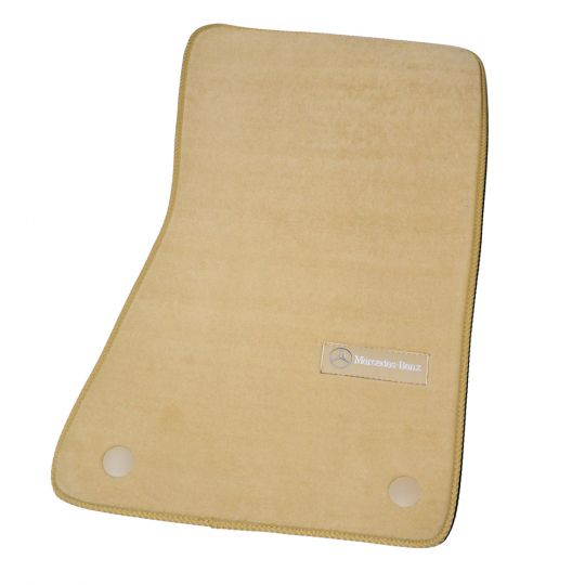 AVTM Коврики в салон текстильные Mercedes-Benz E-Class W211 '02-09 [задний привод] Бежевые Premium (Комплект 5шт.)