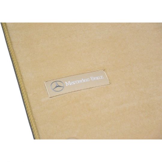 AVTM Коврики в салон текстильные Mercedes-Benz E-Class W211 '02-09 [задний привод] Бежевые Premium (Комплект 5шт.)