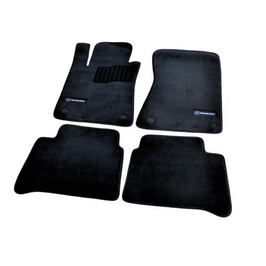 AVTM Коврики в салон текстильные Mercedes-Benz E-Class W211 '02-09 [задний привод] Черные Premium (Комплект 5шт.)