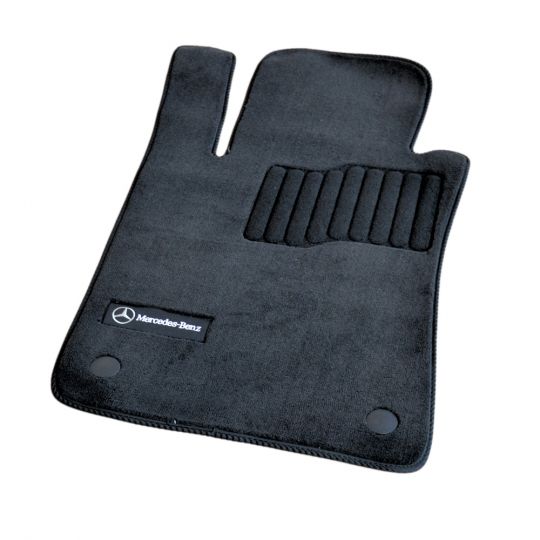 AVTM Коврики в салон текстильные Mercedes-Benz E-Class W211 '02-09 [задний привод] Черные Premium (Комплект 5шт.)