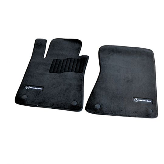 AVTM Коврики в салон текстильные Mercedes-Benz E-Class W211 '02-09 [задний привод] Черные Premium (Комплект 5шт.)
