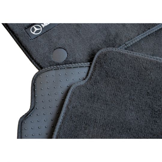 AVTM Коврики в салон текстильные Mercedes-Benz E-Class W211 '02-09 [задний привод] Черные Premium (Комплект 5шт.)