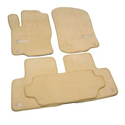 AVTM Коврики в салон текстильные Mercedes-Benz ML-Class W164 '05-11 Бежевые Premium (Комплект 5шт.)