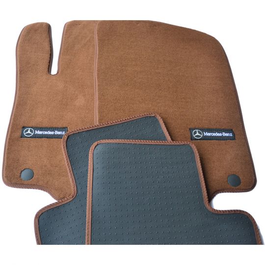 AVTM Коврики в салон текстильные Mercedes-Benz ML-Class W166 '11- Коричневые Premium (Комплект 5шт.) AVTM Коврики в салон текстильные Mercedes-Benz ML-Class W166 '11- Коричневые Premium (Комплект 5шт.)