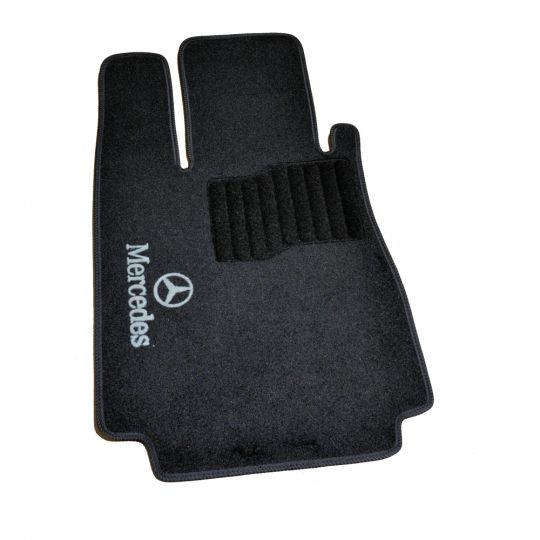 AVTM Коврики в салон текстильные Mercedes-Benz S-Class W220 '98-05 [задний привод] Черные (Комплект 5шт.)
