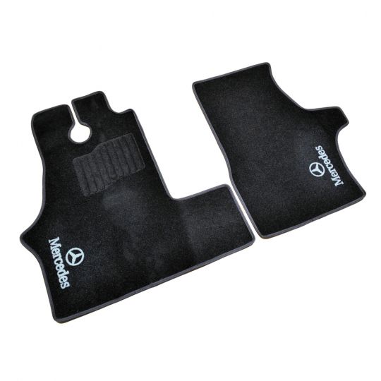 AVTM Коврики в салон текстильные Mercedes-Benz Vito I W638 '96-03 Черные (Комплект 2шт.)