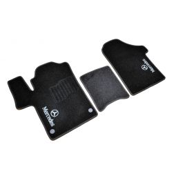 AVTM Коврики в салон текстильные Mercedes-Benz Vito III W447 '14- Черные (Комплект 3шт.)