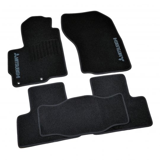 AVTM Коврики в салон текстильные Mitsubishi ASX '10- Черные (Комплект 5шт.)