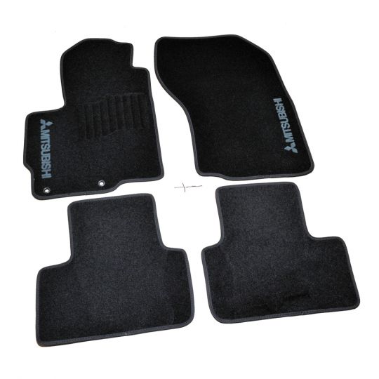 AVTM Коврики в салон текстильные Mitsubishi ASX '10- Черные (Комплект 5шт.)