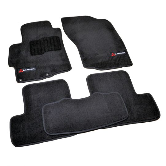 AVTM Коврики в салон текстильные Mitsubishi Lancer X '07- Черные Premium (Комплект 5шт.) AVTM Коврики в салон текстильные Mitsubishi Lancer X '07- Черные Premium (Комплект 5шт.)