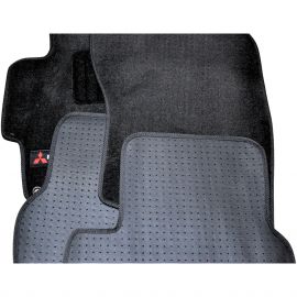 AVTM Коврики в салон текстильные Mitsubishi Lancer X '07- Черные Premium (Комплект 5шт.)