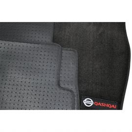 AVTM Коврики в салон текстильные Nissan Qashqai II '14- Черные Premium (Комплект 5шт.)