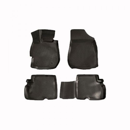 L.LOCKER Коврики в салон глубокие Nissan Almera III '12- (Комплект 4шт.)