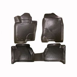 L.LOCKER Коврики в салон глубокие Nissan Navara (D40) III '05- (Комплект 4шт.)