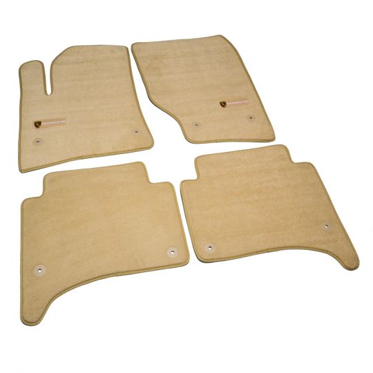 AVTM Коврики в салон текстильные Porsche Cayenne '02-10 Бежевые Premium (Комплект 5шт.)