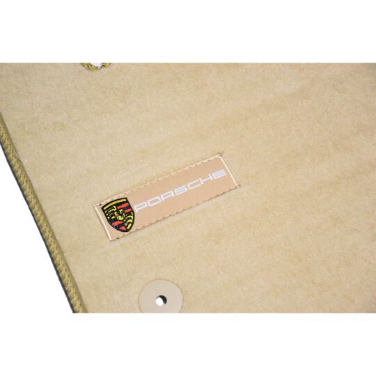 AVTM Коврики в салон текстильные Porsche Cayenne '02-10 Бежевые Premium (Комплект 5шт.)