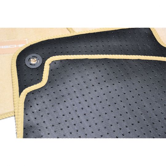 AVTM Коврики в салон текстильные Porsche Cayenne '10- Бежевые Premium (Комплект 5шт.)