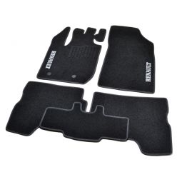 AVTM Коврики в салон текстильные Renault Duster II '18- Черные (Комплект 5шт.)