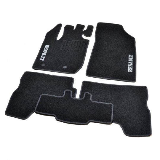 AVTM Коврики в салон текстильные Renault Duster II '18- Черные (Комплект 5шт.)
