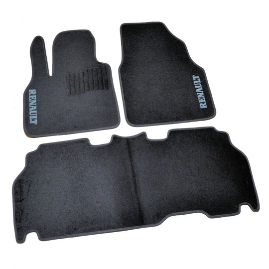 AVTM Коврики в салон текстильные Renault Kangoo II '08- Черные (Комплект 3шт.)