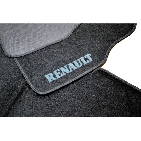 AVTM Коврики в салон текстильные Renault Kangoo II '08- Черные (Комплект 3шт.)