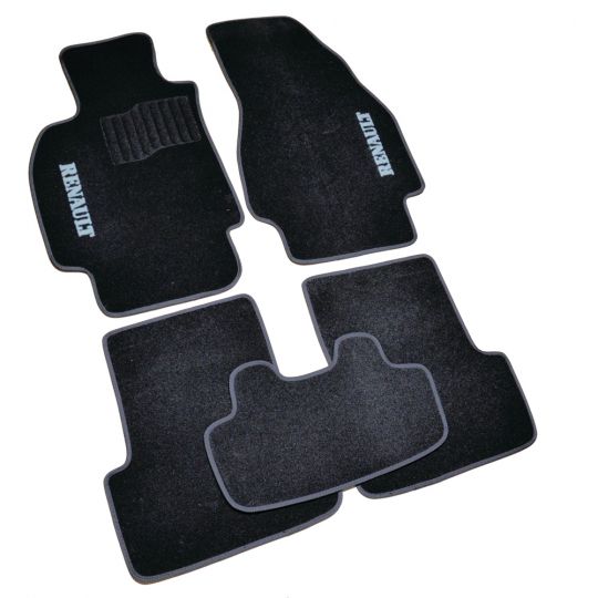 AVTM Коврики в салон текстильные Renault Megane II '02-09 Черные (Комплект 5шт.) AVTM Коврики в салон текстильные Renault Megane II '02-09 Черные (Комплект 5шт.)