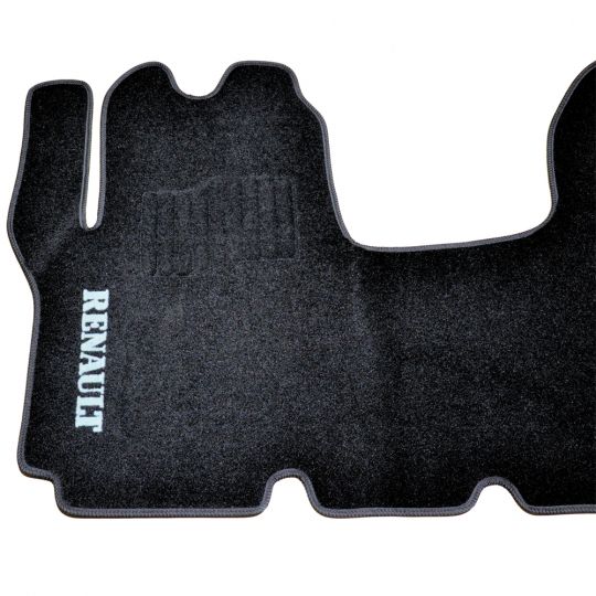 AVTM Коврики в салон текстильные Renault Trafic II '01- [1+2] Черные (Комплект 1шт.)