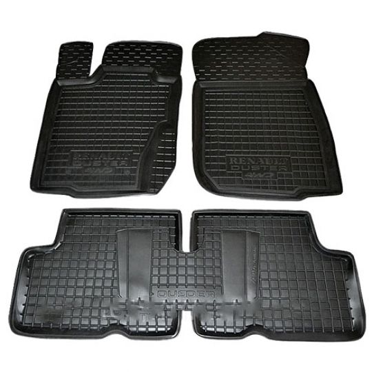 Avto-Gumm Коврики в салон Renault Duster I '10- 4WD (российская сборка) Avto-Gumm Коврики в салон Renault Duster I '10- 4WD (российская сборка)