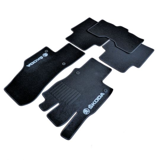 AVTM Коврики в салон текстильные Skoda Kodiaq I '16-23 Черные (Комплект 5шт.)