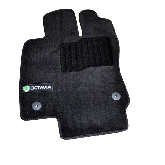 AVTM Коврики в салон текстильные Skoda Octavia (A7) III '13- Черные Premium (Комплект 5шт.)