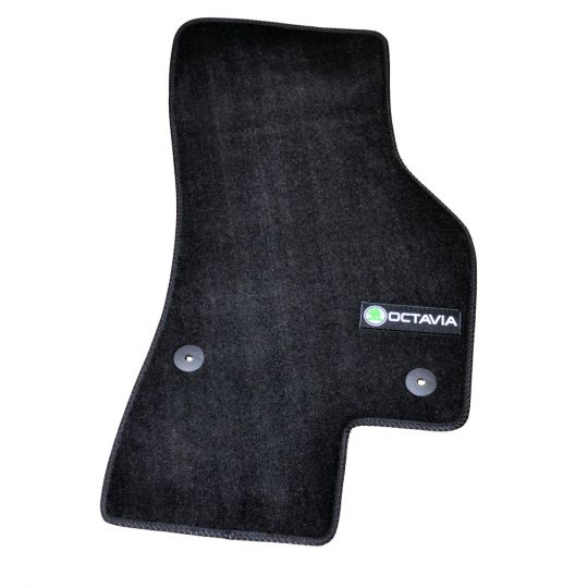 AVTM Коврики в салон текстильные Skoda Octavia (A7) III '13- Черные Premium (Комплект 5шт.)