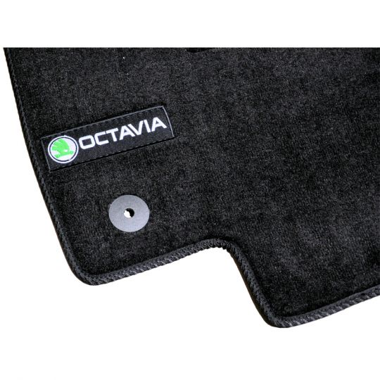 AVTM Коврики в салон текстильные Skoda Octavia (A7) III '13- Черные Premium (Комплект 5шт.)