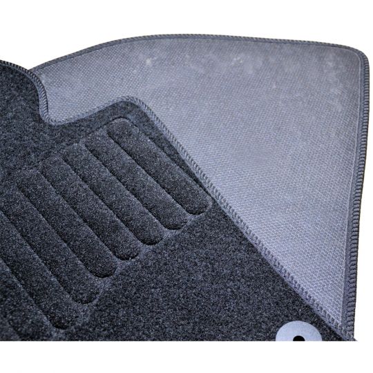 AVTM Коврики в салон текстильные Skoda Superb II '08- Черные (Комплект 5шт.)