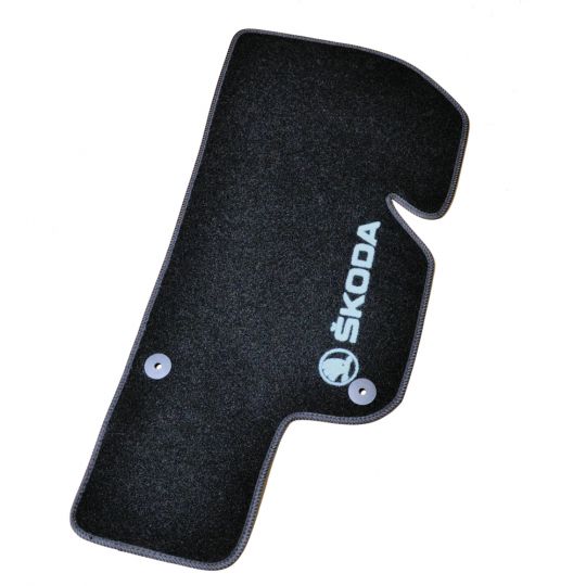 AVTM Коврики в салон текстильные Skoda Superb II '08- Черные (Комплект 5шт.)