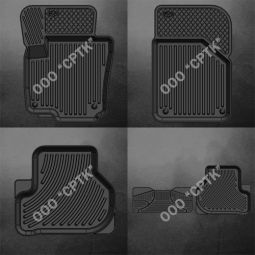 SRTK Коврики в салон глубокие Skoda Octavia (A5) II '04-10 (Комплект 4шт.)