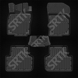 SRTK Коврики в салон глубокие Skoda Octavia (A7) III '13- (Комплект 4шт.)