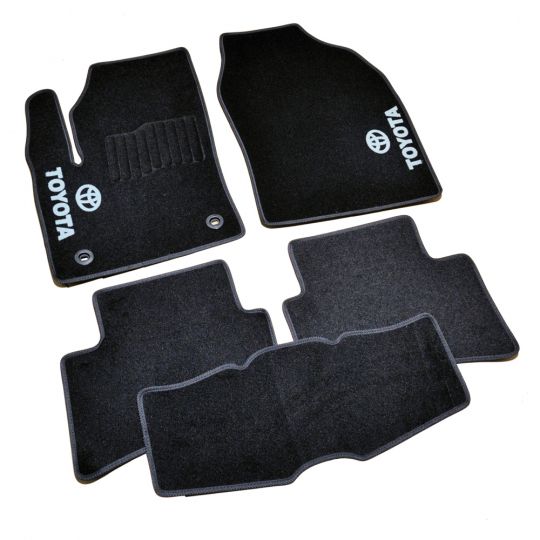 AVTM Коврики в салон текстильные Toyota C-HR '16- Черные (Комплект 5шт.)