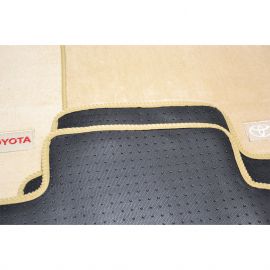 AVTM Коврики в салон текстильные Toyota Camry XV50 '11-17 Бежевые Premium (Комплект 5шт.)